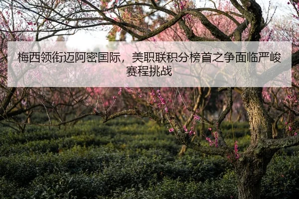 梅西领衔迈阿密国际，美职联积分榜首之争面临严峻赛程挑战